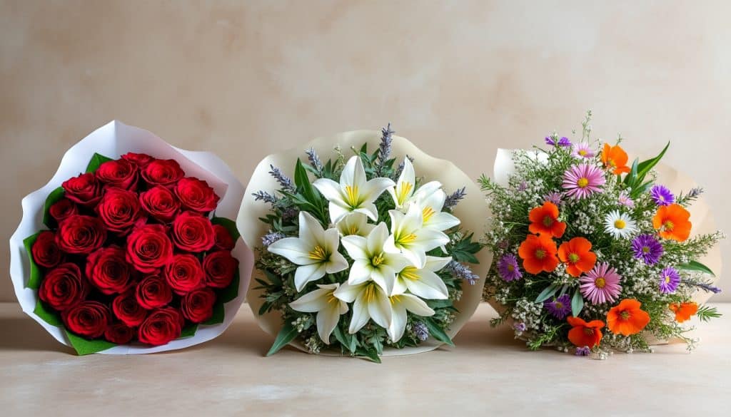 Bouquet rond, en brassée ou champêtre : ce qui change