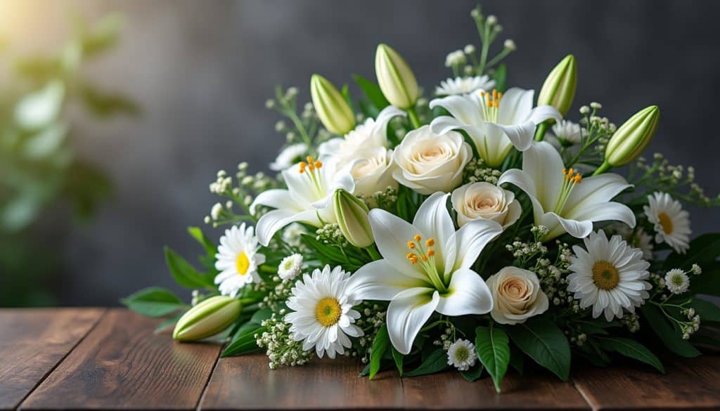 Fleurs deuil – livraison gratuite : les offres valables en ce moment