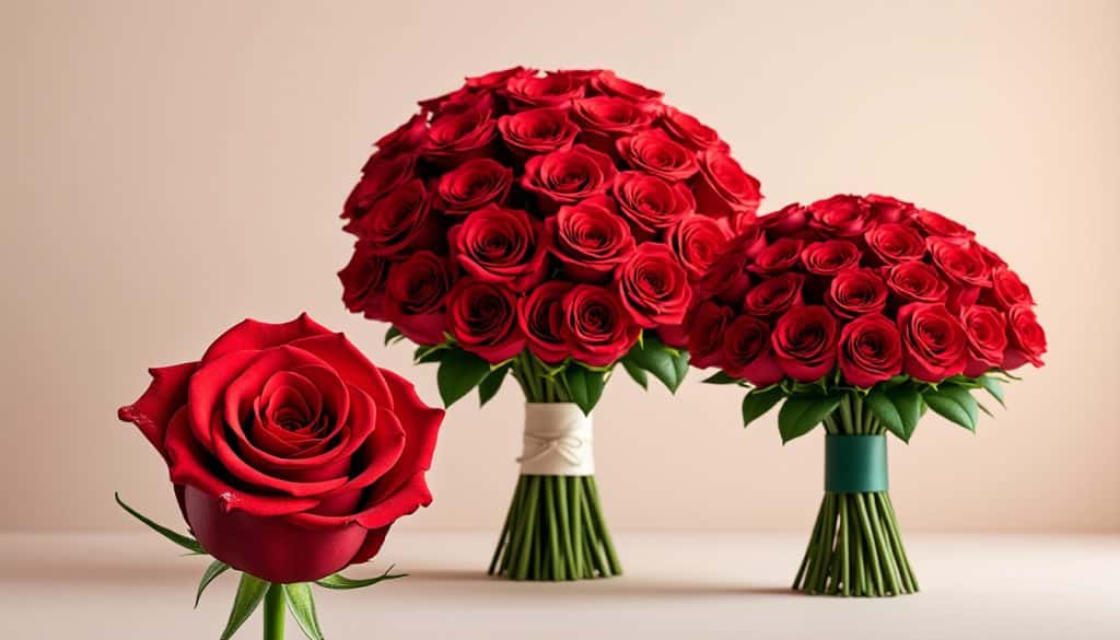 Offrir des roses rouges : le nombre et sa signification