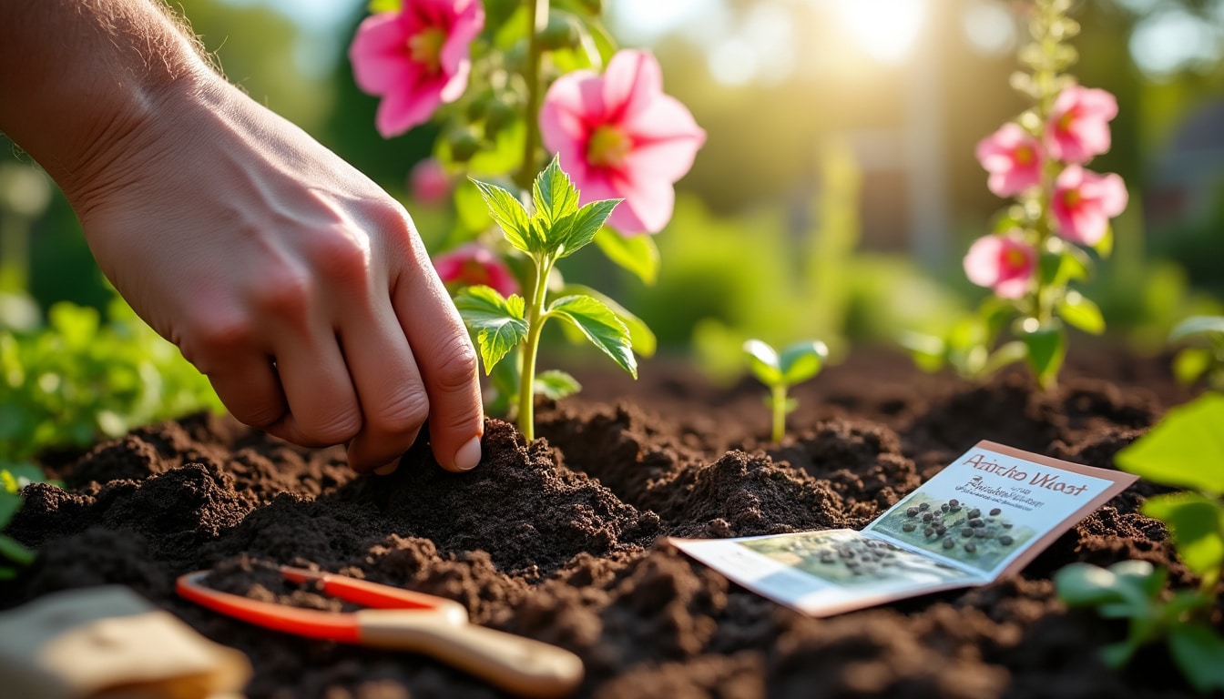 Quand semer les graines de roses trémières : coût et durée