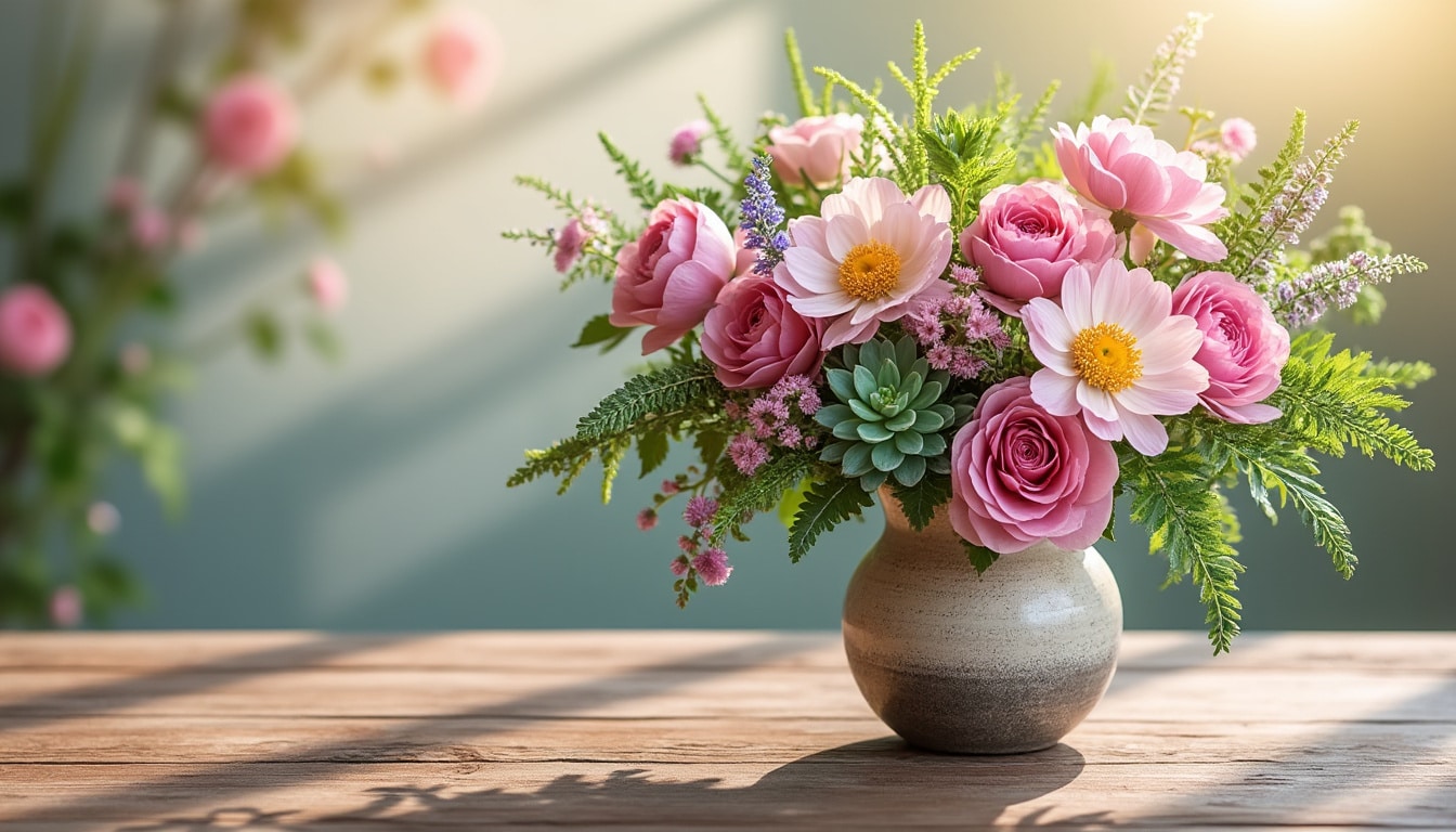 Fleurs pour la fête des mères : au-delà du bouquet classique