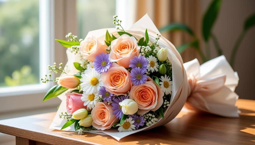 Fleurs pour un départ à la retraite : ce qui marque le coup