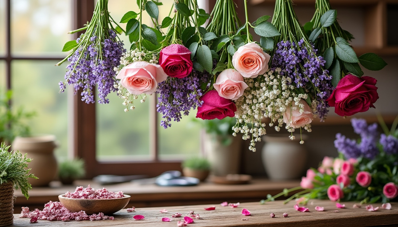Fleurs séchées : comment les faire soi-même