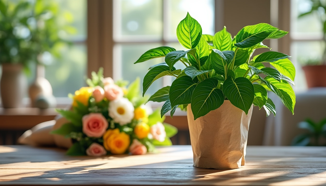 Plante en cadeau plutôt qu&rsquo;un bouquet : les avantages