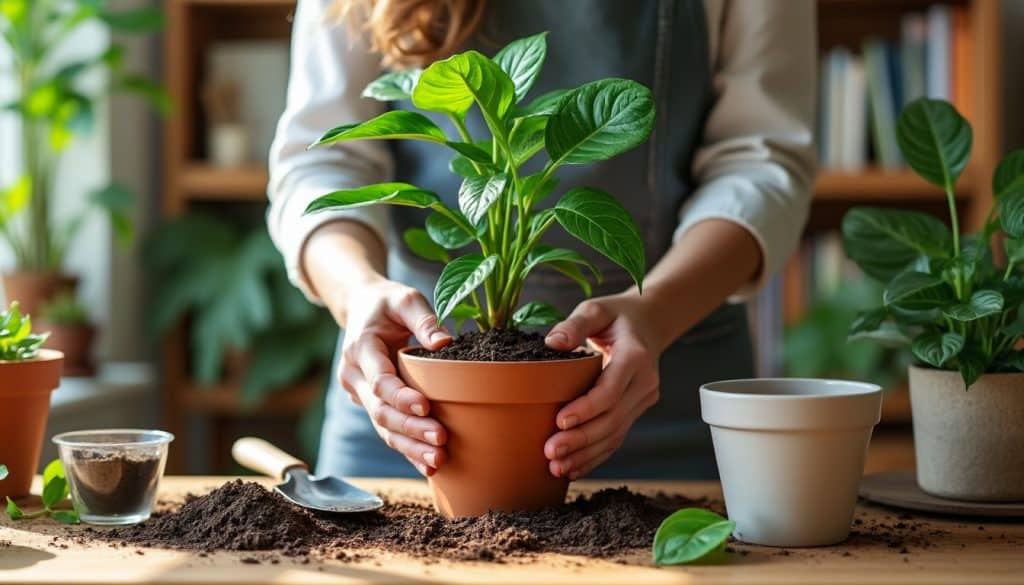 Rempoter une plante d&rsquo;intérieur : quand et comment