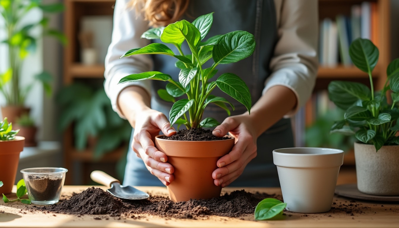 Rempoter une plante d&rsquo;intérieur : quand et comment